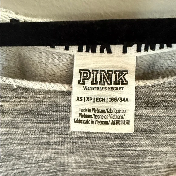 PINK Victoria's Secret Heathered Gray Sweater - Picture 2 of 5